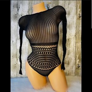 NWT/Fishnet knit Bodystocking lingerie